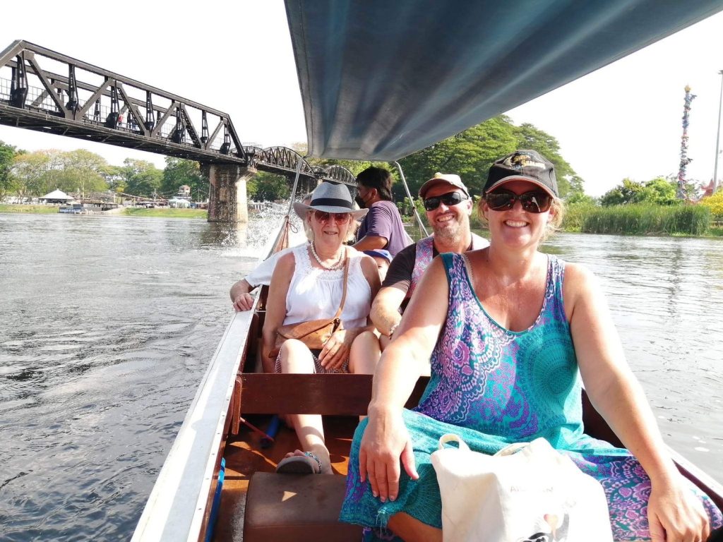 CEMETERY - MESEUM - THE BRIDGE OVER THE RIVER KWAI - TRAIN ALONG THE DEATH RAILAY - WATERFALL (SAI YOK NOI) - 2 Persons