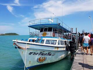 Samui to Phangan, Haadrin Queen Pier