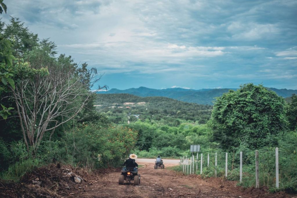 ATV Buddha at Tham Phu Srisawat, Kanchanaburi